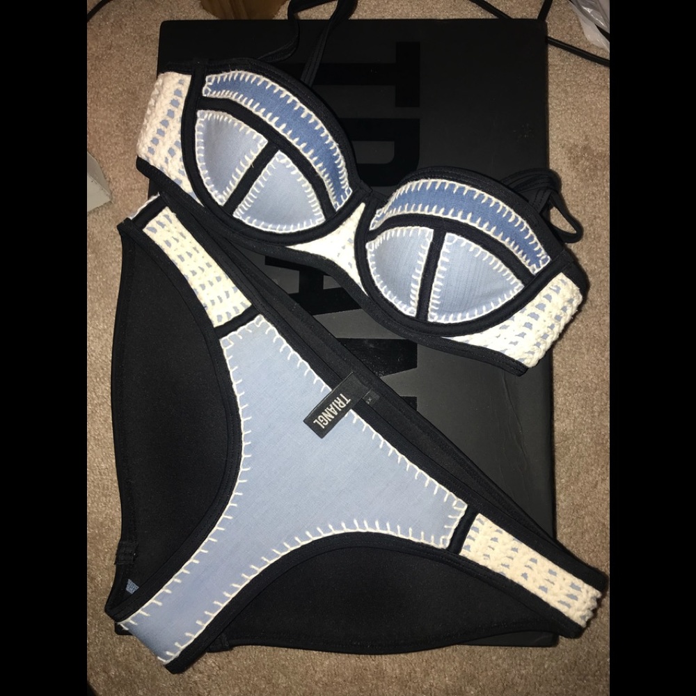 Authentic Triangl Swim XXS top, XS bottoms